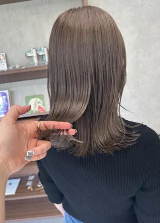 ミディアム 福岡美容室Daisy hairのヘアスタイル