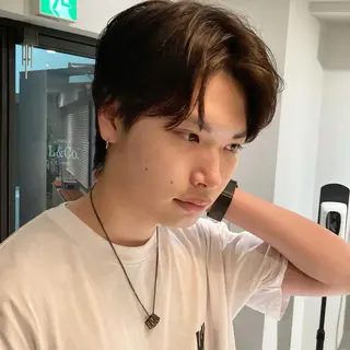 メンズ 🛑柔らか透明感 カラー🛑大谷のヘアスタイル