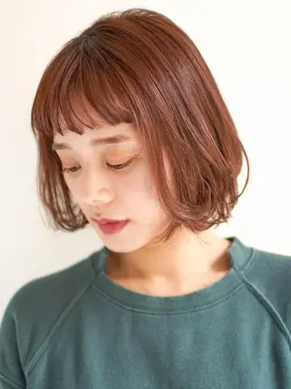 ショート カラー 銀座⚜️【脱白髪染め 美髪矯正】トグチのヘアスタイル