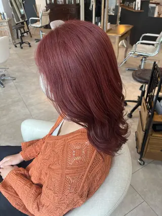 セミロング カラー 💛ハイトーン💛 りむのヘアスタイル