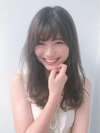 ロング カラー ⛄️冬の透明感 カラー⛄️大西のヘアスタイル