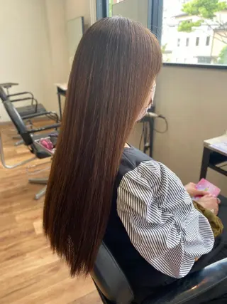 ロング 矢部 萌深のヘアスタイル