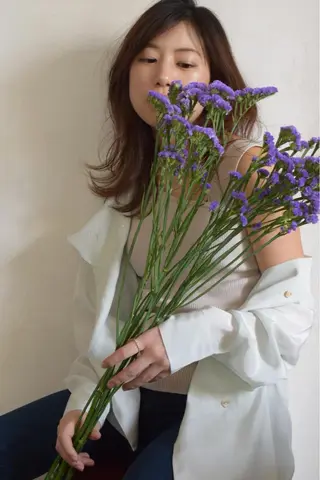 ロング カラー gram岡崎南 KYOKOのヘアスタイル