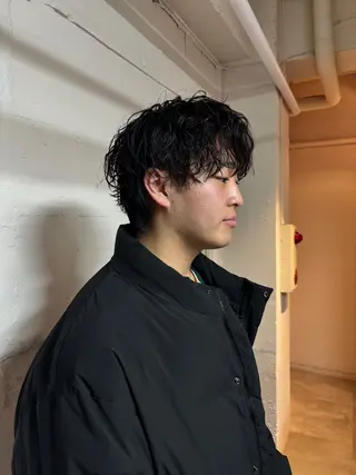 ショート パーマ メンズ 🩵似合わせカット SEIRA🩵のヘアスタイル