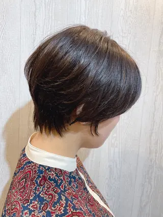 ショート カラー ヘアアレンジ HUENEST アカデミーサロンのヘアスタイル