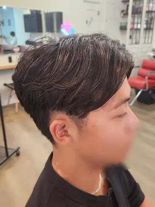 パーマ 🫟メンズパーマ地域 最安値🫟✂藤原のヘアスタイル