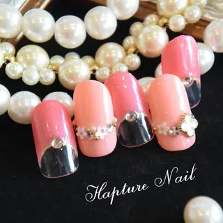 セミロング ミディアム ショート ネイル m- Hiroのネイルデザイン