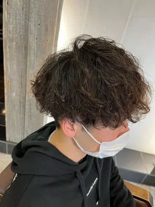 ショート パーマ メンズ 🟢NEGi🟣 🫧髪質改善のヘアスタイル