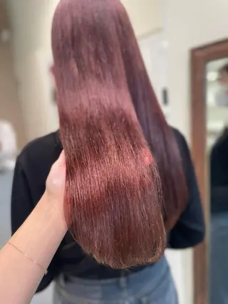 ロング カラー ボブ/インナーカラー /眉毛/Miyuのヘアスタイル