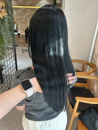 ロング カラー 透明感カラー、ネイル COCORO🎀☘️のヘアスタイル