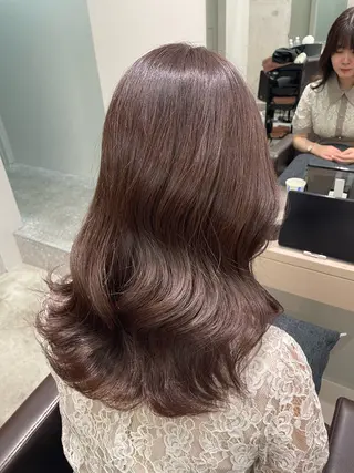 ミディアム パーソナルカラー 藤本夢のヘアスタイル