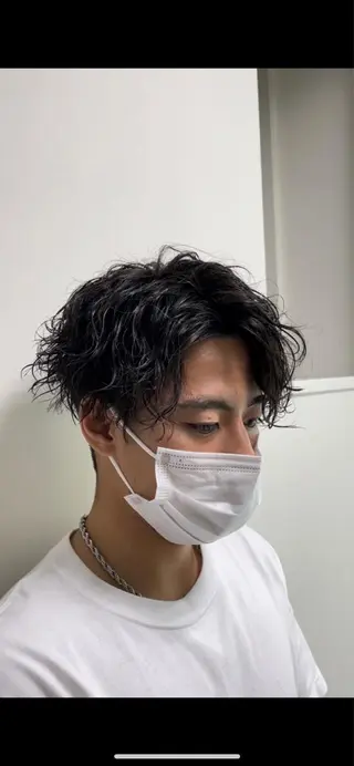 ショート パーマ メンズ 🔥Mackey🔥 メンズ特化型美容師のヘアスタイル