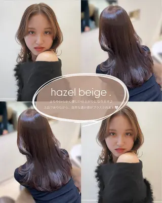セミロング 🫧オリーブカラー/ 酸性縮毛矯正銀座🫧のヘアスタイル
