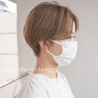 ショート カラー ショート/レイヤー なら石井知希のヘアスタイル