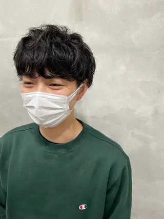 ミディアム 村山 豪歩のヘアスタイル