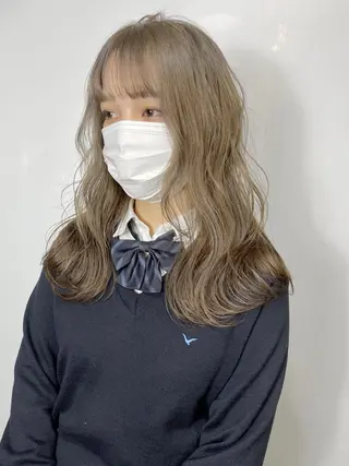 セミロング カラー Piaコータロー ハイトーン&‪ボブのヘアスタイル