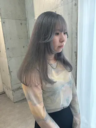 ロング カラー lani hair salon所属・SHOTO ハイトー ン/デザインカラーのヘアスタイル