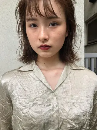 ミディアム カラー PALAN K-Beauty SHINJUKU所属・“ミニモ最高評価獲得 “代表"Kohei"のヘアスタイル