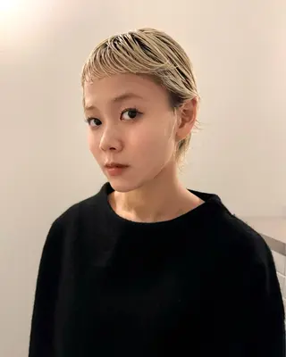 ショート カラー ブリーチ/似合わせ Kaito🦕/栄のヘアスタイル