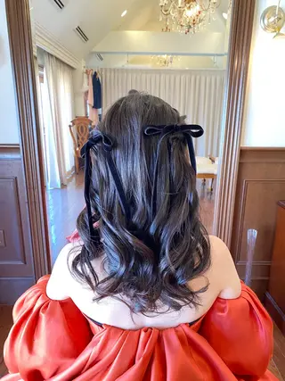 ロング ヘアアレンジ 鈴木 沙羅のマツエク・マツパデザイン