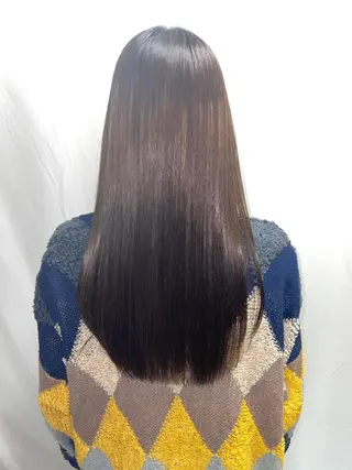 ロング パーマ 髪質改善/縮毛矯正 /ブリーチ矯正/岡部のヘアスタイル