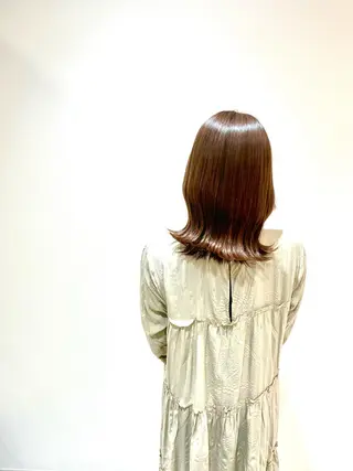 ミディアム ウサミ/髪質改善 酸性ストレート🌈のヘアスタイル