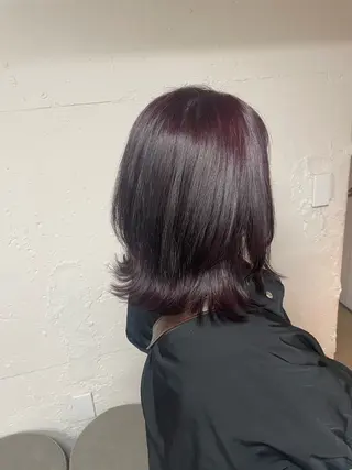 ミディアム tokute 中野真咲🐺のヘアスタイル