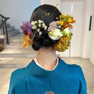 ヘアアレンジ ネイリスト/ ヘアセット　hinaのヘアスタイル