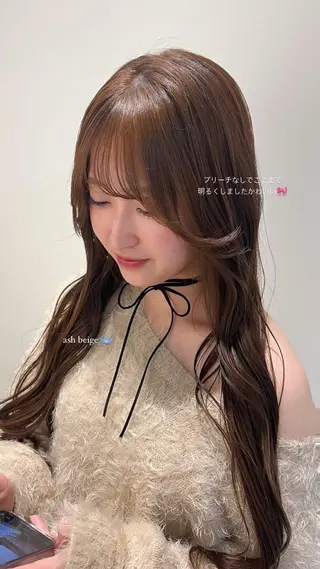 ロング カラー Agnos 青山/ saya🌼のヘアスタイル