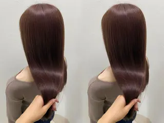 カラー ガーリーヘア🎀／羽 エク／𝐦𝐨𝐞のヘアスタイル