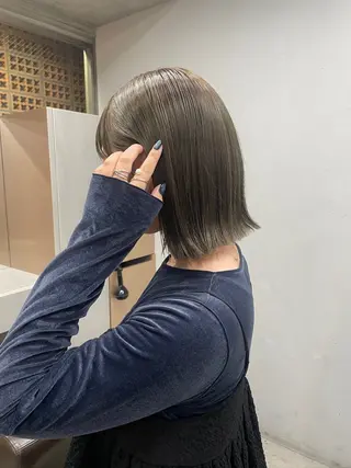 カラー 透明感カラー スパイ ラルパーマ/ 育斗のヘアスタイル