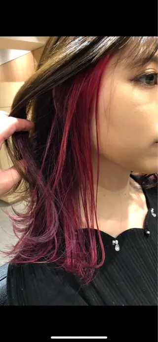 ミディアム カラー 新宿三丁目 Miyukiのヘアスタイル