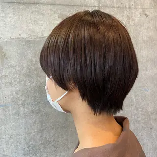 ショート カラー 暗髪/艶髪/Ono .のヘアスタイル