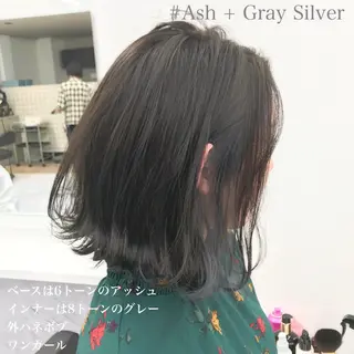 ミディアム カラー ヘアアレンジ TONE所属・透明感カラー/ 韓国ヘア/縮毛矯正のヘアスタイル