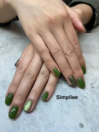 ネイル シンプリー🧚🏻 ワン👗渋谷店もえなのネイルデザイン