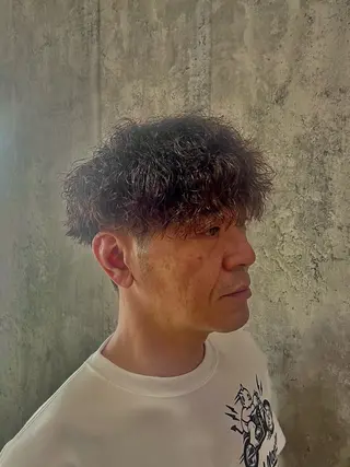 ショート パーマ メンズ 💈メンズパーマ の神様💈よしやのヘアスタイル