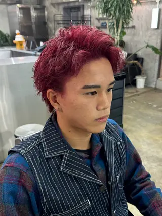 ショート カラー メンズ Lond GULLMAN所属・高橋大和/ メンズ特化美容師のヘアスタイル