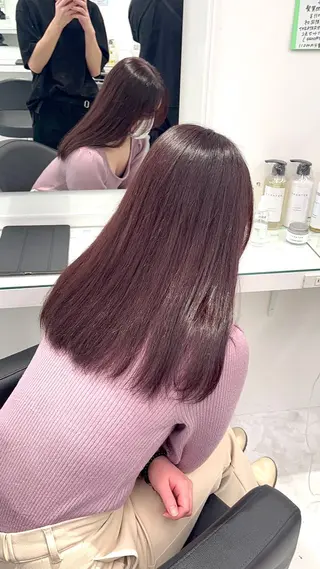 ロング カラー 🩷暖色カラー🩷 BONのヘアスタイル