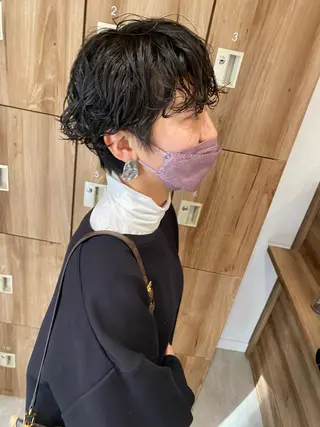 ショート パーマ パーマ指名No1 /namiのヘアスタイル