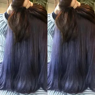 ミディアム カラー Hanna by W_SALONのヘアスタイル