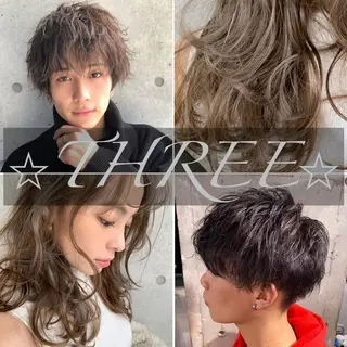 ショート カラー パーマ ヘアアレンジ メンズ Rene'所属・当日予約⭕️ JUNYAのヘアスタイル