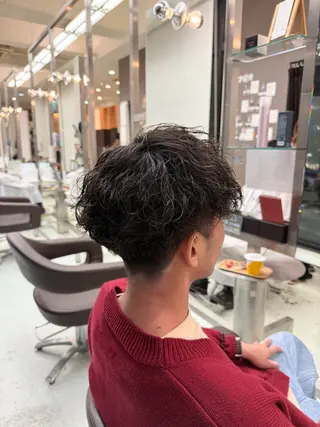 パーマ メンズ 新井優馬/ 美髪矯正/メンズヘアのヘアスタイル