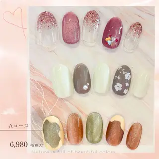 ネイル Aube Nail 佐藤のネイルデザイン