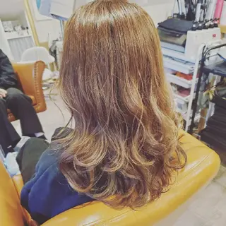 カラー ロング spa hair  ark 富井直美のヘアスタイル