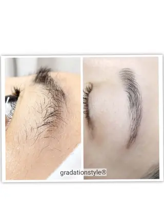 アイブロウ 🎼グラデーション スタイル札幌♫*⁠✧のマツエク・マツパデザイン
