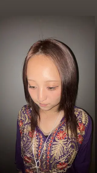 カラー HACO+ モエのヘアスタイル