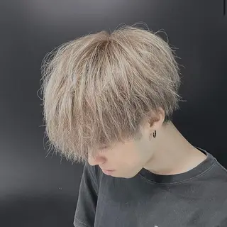 カラー メンズ カラー/アメ村/河合 顕正のヘアスタイル