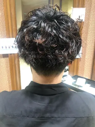 ショート パーマ メンズ メンズパーマ/ スパイキー/神田正紀のヘアスタイル