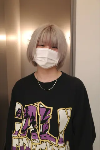 ミディアム カラー piilo /佐田國 友真のヘアスタイル
