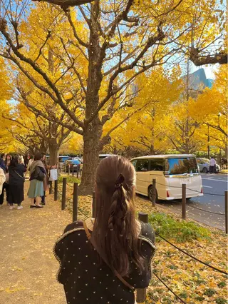 ロング タナカ レイヤのヘアスタイル